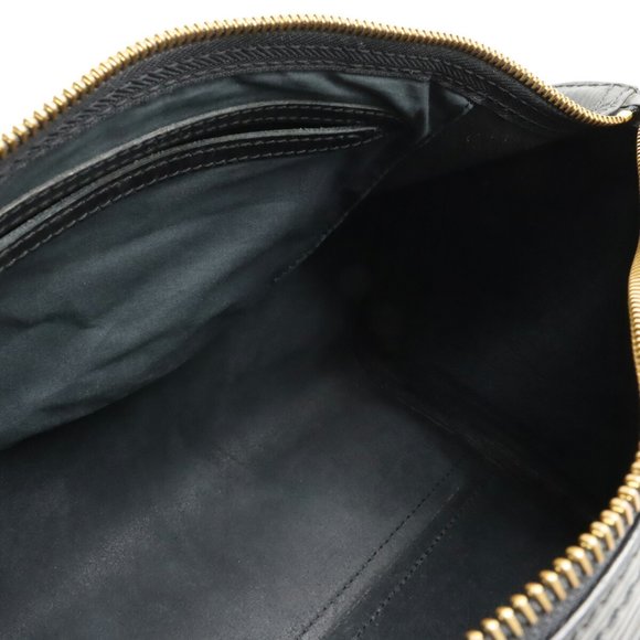 LOUIS VUITTON Epi Speedy 30 Handbag Boston Bag Leather Noir Black M59022 - Picture 5 of 8